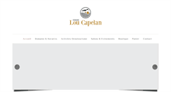Desktop Screenshot of domaineloucapelan.com